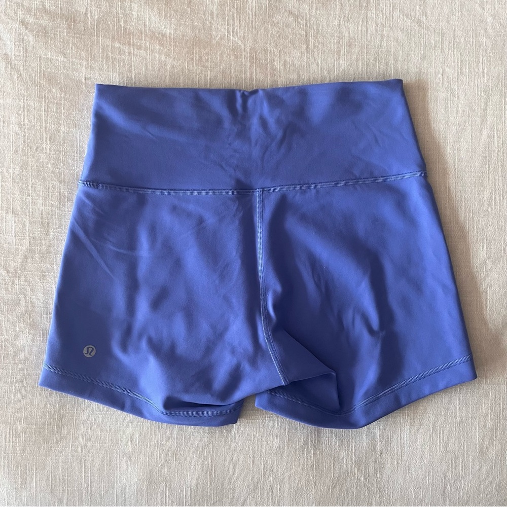 Lululemon Wunder Train HR 4” Short - Lilac color, size 10